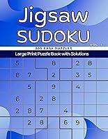 Algopix Similar Product 1 - Easy Jigsaw Sudoku Puzzle Book Vol 1