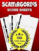 Algopix Similar Product 4 - Scattergories Score Sheets 130 Large