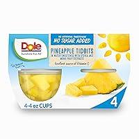 Algopix Similar Product 1 - Dole Fruit Bowls Pineapple Tidbits No