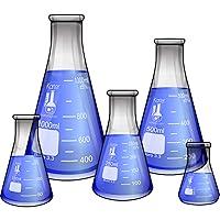 Algopix Similar Product 17 - Karter Scientific Glass Flask 5 Piece