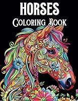 Algopix Similar Product 9 - Horses Coloring Book Fun and Relaxing