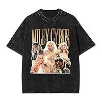 Algopix Similar Product 11 - Miley Pop Music Cyrus Vintage Tshirt