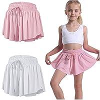 Algopix Similar Product 16 - 2 Pack Butterfly Flowy Shorts Skirts