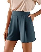 Algopix Similar Product 4 - ODODOS Modal Soft Wide Leg Shorts for