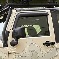Algopix Similar Product 12 - Rugged Ridge  Window Visor Kit Matte