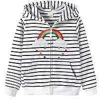 Algopix Similar Product 1 - Julerwoo Toddlers Stripes Zip Up