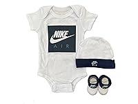 Algopix Similar Product 10 - Nike Air Baby Boy Bodysuit Hat and