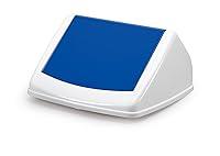 Algopix Similar Product 17 - Durable DURABIN Square 40 Flip Lid Blue
