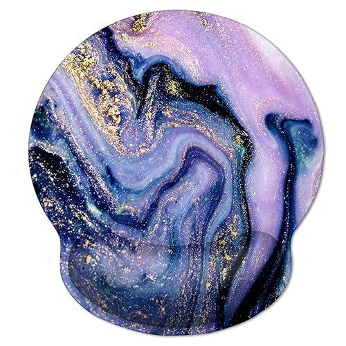 Best Deal for Ergonomic Mouse Pad with Wrist Support,Purple Marble