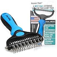 Algopix Similar Product 12 - Maxpower Planet Pet Grooming Rake 