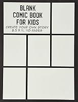 Algopix Similar Product 5 - Blank Comic Book for Kids Create Your