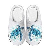 Algopix Similar Product 7 - Hechitok Turtle Print Spa Slippers Home