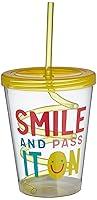 Algopix Similar Product 9 - Fun Smile Tumbler with Silly Straw  18