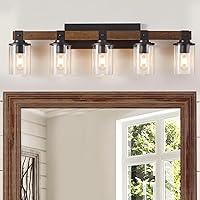 Algopix Similar Product 5 - 5Light Rustic Bathroom Light