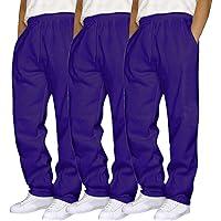 Algopix Similar Product 14 - Mens 3 Pack Fleece Sweatpants Athletic