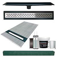 Algopix Similar Product 2 - Linear Shower Installation Kit 36 x