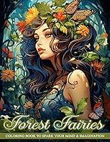 Algopix Similar Product 9 - Forest Fairies Coloring Book Coloring