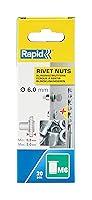 Algopix Similar Product 17 - RAPID M6 5000673 Rivet Nuts 6 mm