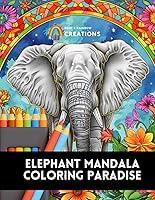 Algopix Similar Product 10 - Elephant Mandala Coloring Paradise