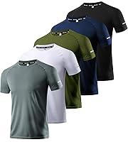 Algopix Similar Product 6 - 5 Pack Workout Shirts for Men 