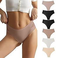 Algopix Similar Product 10 - Seamless Bikini Underwear for Women No