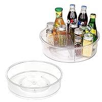 Algopix Similar Product 4 - 2 Pack Puricon Clear Lazy Susan