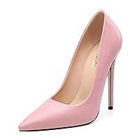 Algopix Similar Product 3 - KUOARN Pink Heels for Women Stiletto