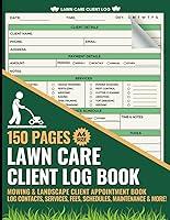 Algopix Similar Product 15 - Lawn Care Client Log Book Mega 150