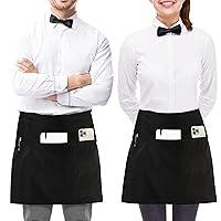 Algopix Similar Product 9 - Utopia Wear 2 Pack Server Apron with 3