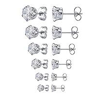 Algopix Similar Product 11 - Jstyle Stud Earrings for Women Mens