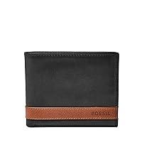 Algopix Similar Product 4 - Fossil Mens Quinn Leather Bifold with