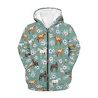 Algopix Similar Product 9 - Sprowallow Lotus Horse Girls Fashion