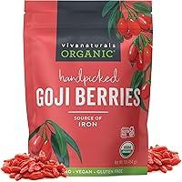 Algopix Similar Product 3 - Organic Dried Goji Berries 1 lb