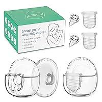 Best Deal for Wearable Double Electric in-Bra Breast Pump, Quiet 