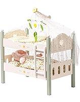 Algopix Similar Product 20 - ROBOTIME Baby Doll Bunk Bed Wooden