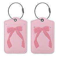 Algopix Similar Product 19 - ZFQ Pink Bow Luggage TagCoquette