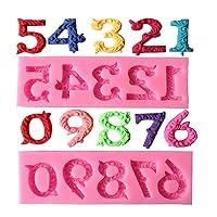 Algopix Similar Product 9 - OBTANIM Silicone Number 09 3D Embossed