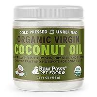 Algopix Similar Product 10 - Raw Paws Virgin Organic Coconut Oil for