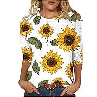 Algopix Similar Product 4 - Womens Tops 34 Sleeve Loose Fitting