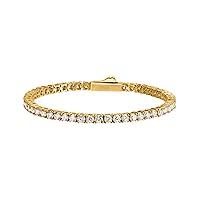 Algopix Similar Product 18 - 18K Yellow Gold Plated Silver Bracelet