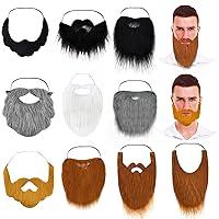 Algopix Similar Product 10 - 10 Pcs Fake BeardsFunny False