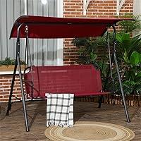 Algopix Similar Product 3 - 3 Seat Patio Swings with Canopy