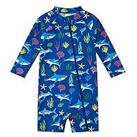 Algopix Similar Product 15 - Baby Boy Swimsuit Rash Guard Shirts