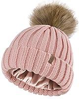 Algopix Similar Product 18 - FURTALK Toddler Beanie Satin Lined Baby