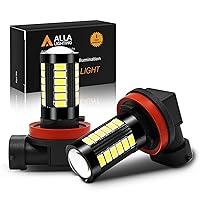 Algopix Similar Product 13 - Alla Lighting Super Bright H8 H11 LED