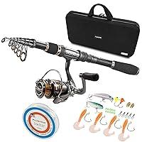 Algopix Similar Product 18 - PLUSINNO Telescopic Fishing Rod and