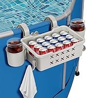 Algopix Similar Product 2 - ARENKU Poolside Storage Basket with Cup