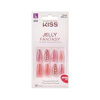 Algopix Similar Product 12 - KISS Gel Fantasy Press On Nails Nail