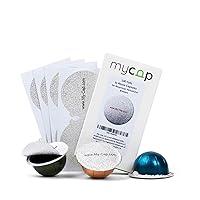 Algopix Similar Product 1 - MyCaps 100 Foil Seals for Nespresso