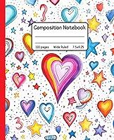 Algopix Similar Product 10 - Composition Notebook Wide Ruled Lovely